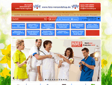 Tablet Screenshot of fala-versandshop.de